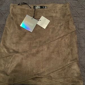 Suede Skirt